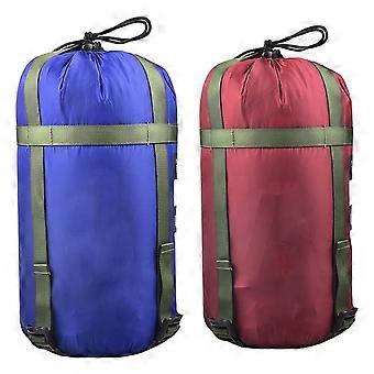 Sleeping Bag Compression Sack with SpaceSaving Straps and Reinforced Stitching for Camping
