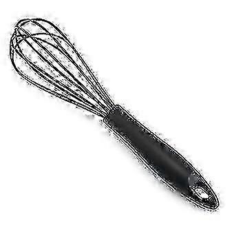 Batedor de Silicone Cinza de 6 Polegadas com Alça Robusta para Mistura e Cozimento na Cozinha