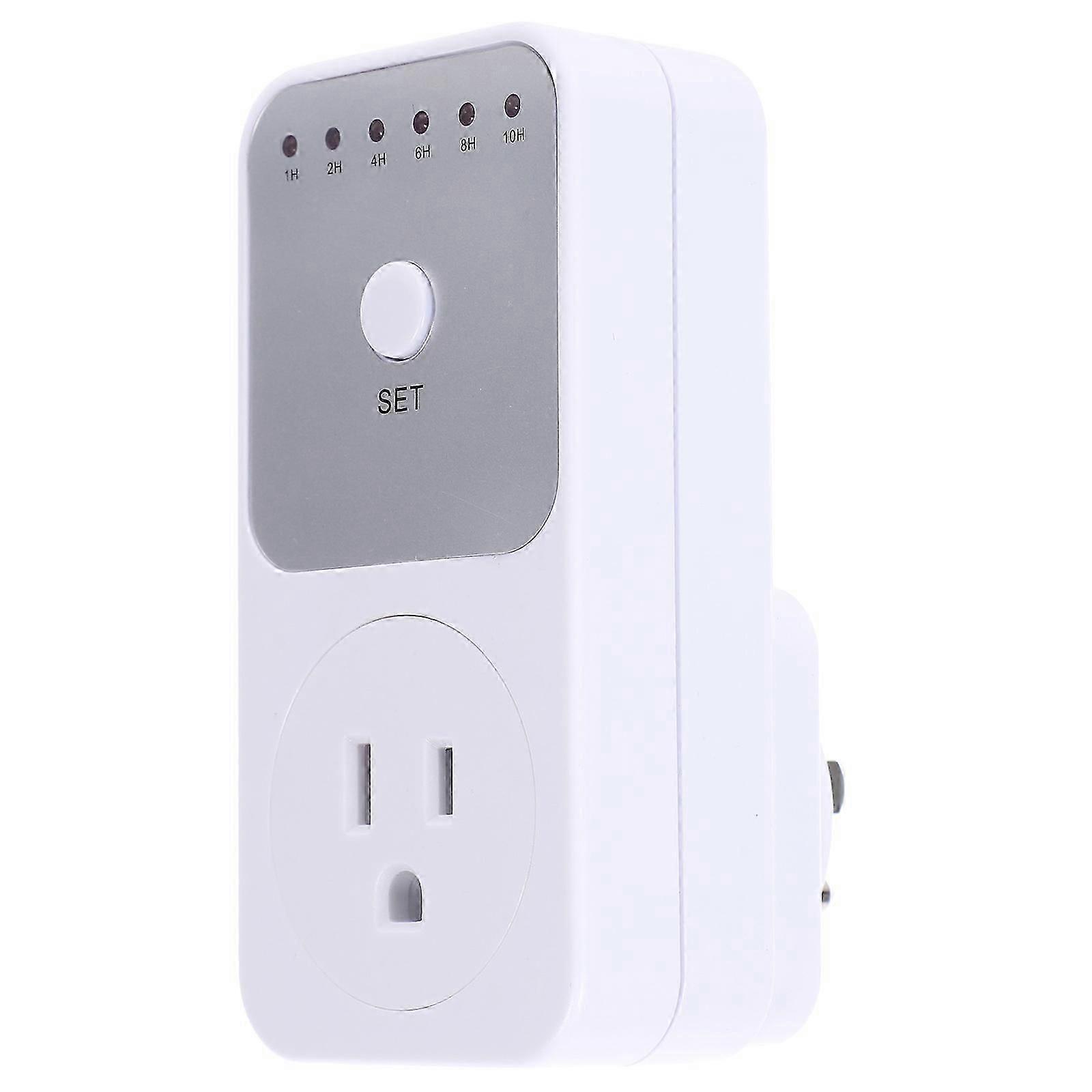 Electric Timer for Electrical Outlet with 3-Prong Adjustable Outlet Timer