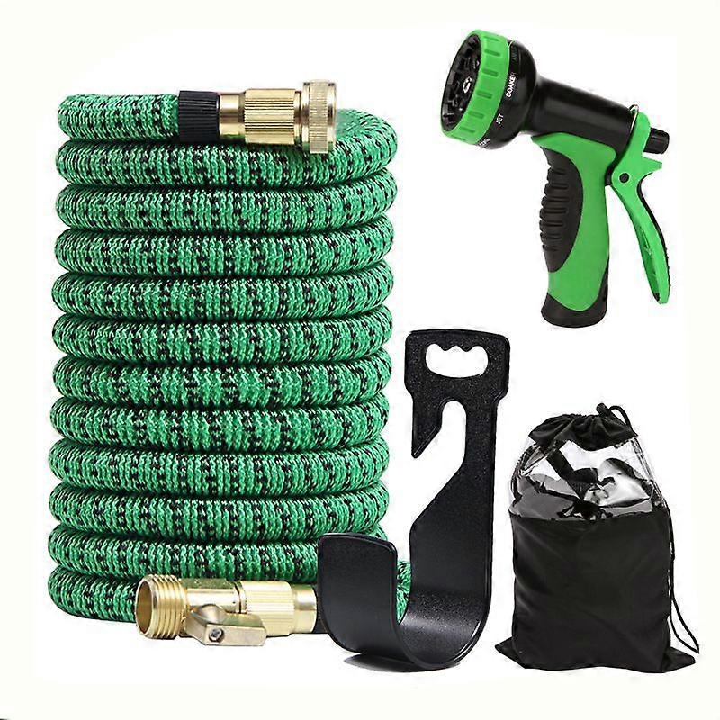 Garden Hose Pipe 15Meters,8Function Spray Nozzle