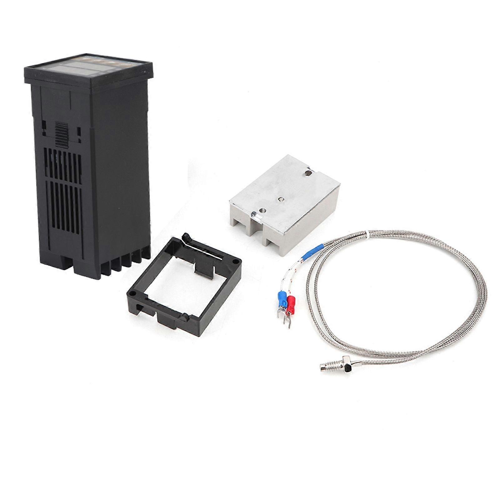 PID REX-C100 Temperature Controller 40A Solid State Relay K Thermocouple GD