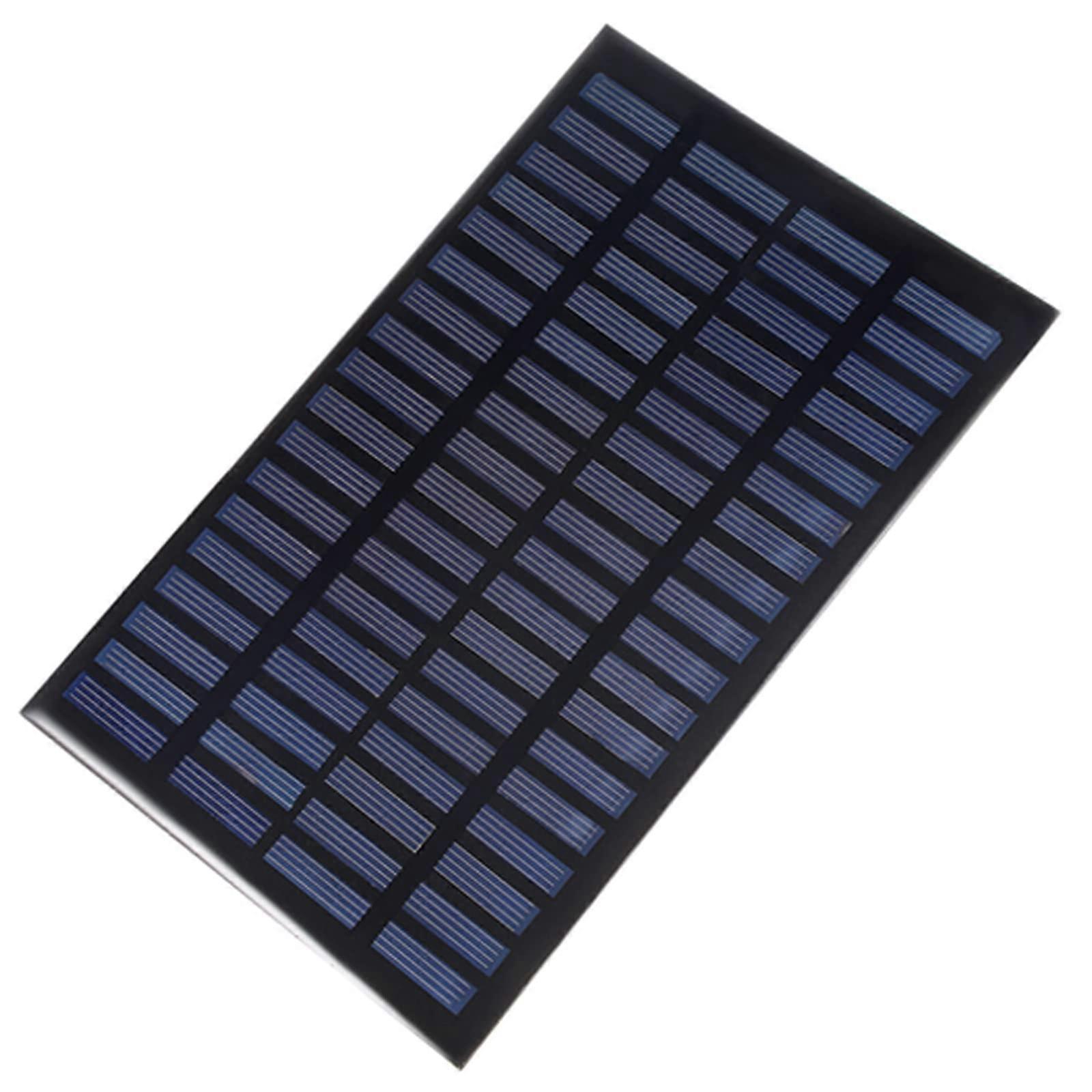 18V 2.5W Mini Solar Panel for DIY Projects and Small Electronics Battery Charging