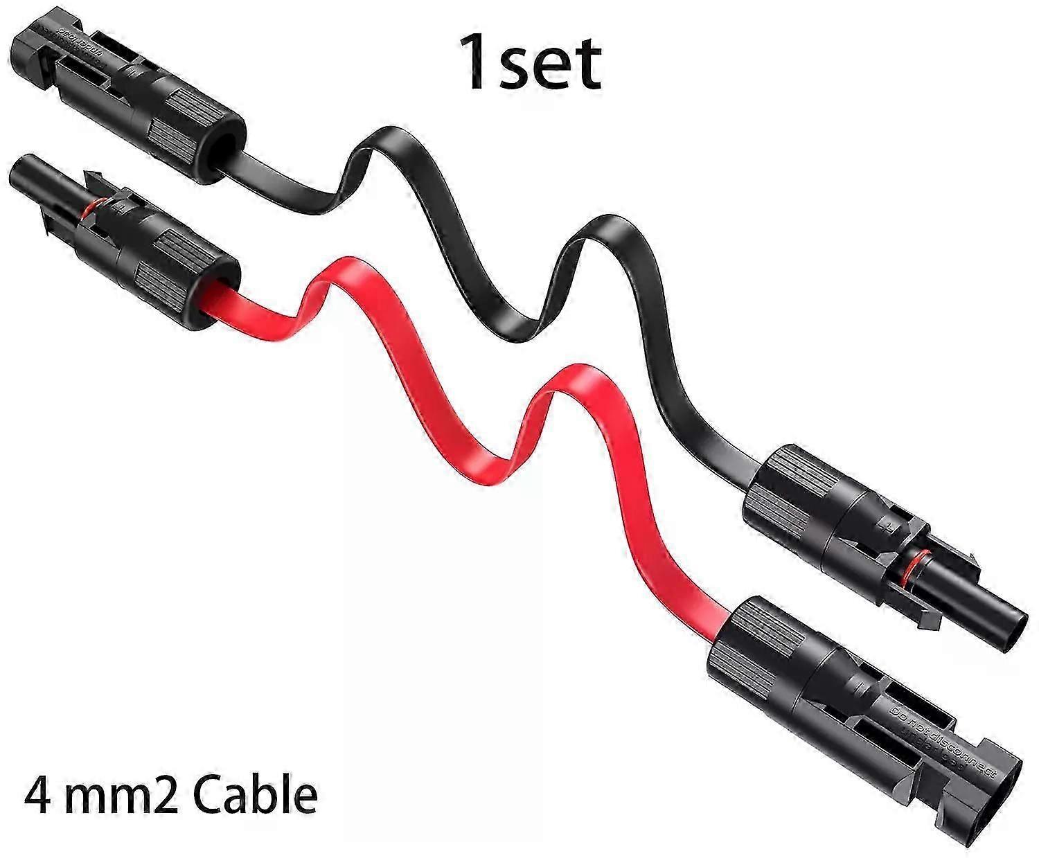 JMUYTOP 40/60cm 12AWG flat solar panel cable, suitable for photovoltaic systems such as windows and balconies, and compatible with s such as ecoflow a