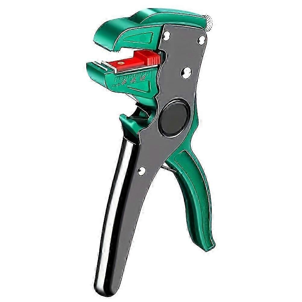 Automatic Wire Stripper with Flatwire Cutter,Automatic Wire Stripper Adjustable Length compatible with Electricians