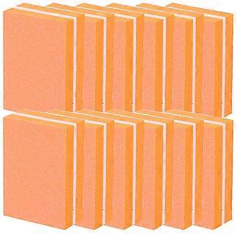 Professional Manicure Nail Files for Filing 80Pcs Orange Nail Buffers
