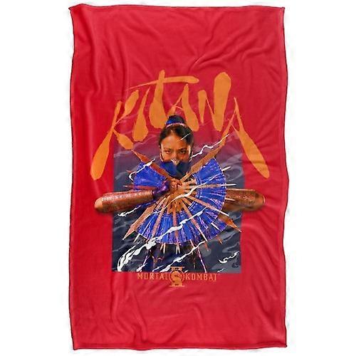 Mortal Kombat Kitana Fan Blanket