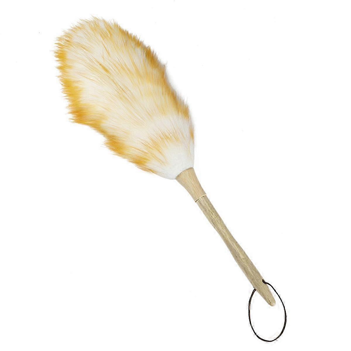 Lambswool Dusters with Solid Wooden Handle, Flexible Head,Anti-Static