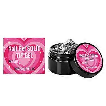 15 ml neglelim til PressOn-negle, fast neglelimgel til negle, UV LED-lampe til akrylneglespidser
