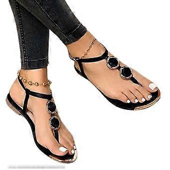 T Strap Sandals Compatible with Women Dressy Flat Gladiator Sandals Open Toe Casual Summer Boho