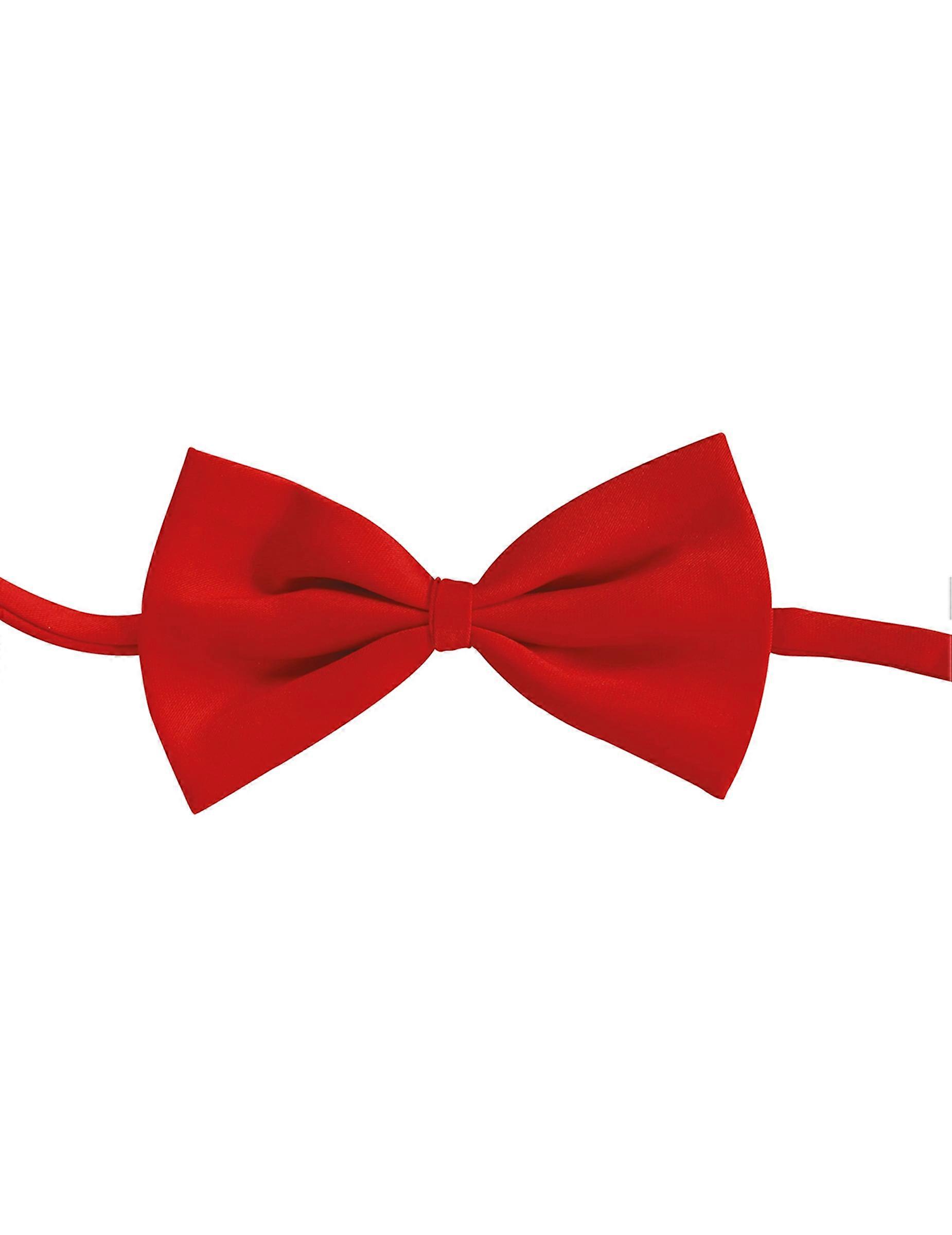 Adult red bow tie
