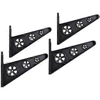 Skateboard Storage Rack Wall Mounted for Skateboard Use Black Material