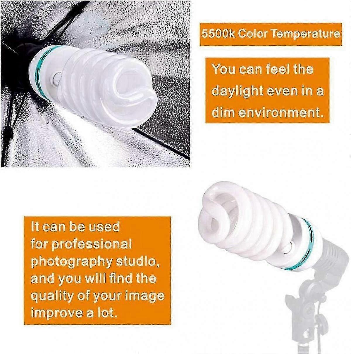 6000LM 5500K Spiral CFL E27