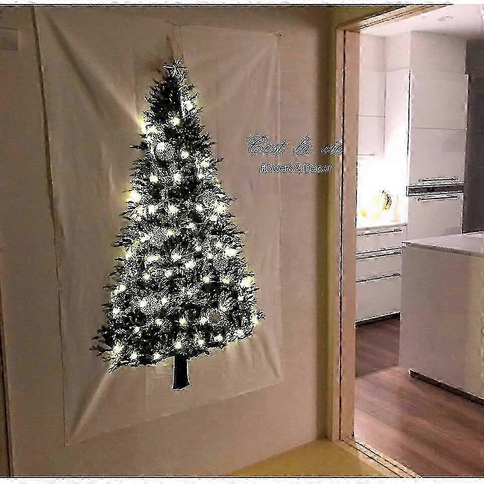 Non-Reflective Christmas Tree Wall Hanging