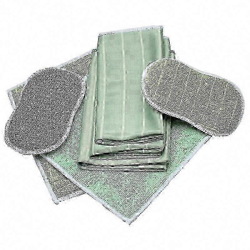 Bamboo Microfiber Cleaning Cloths 6-Pack