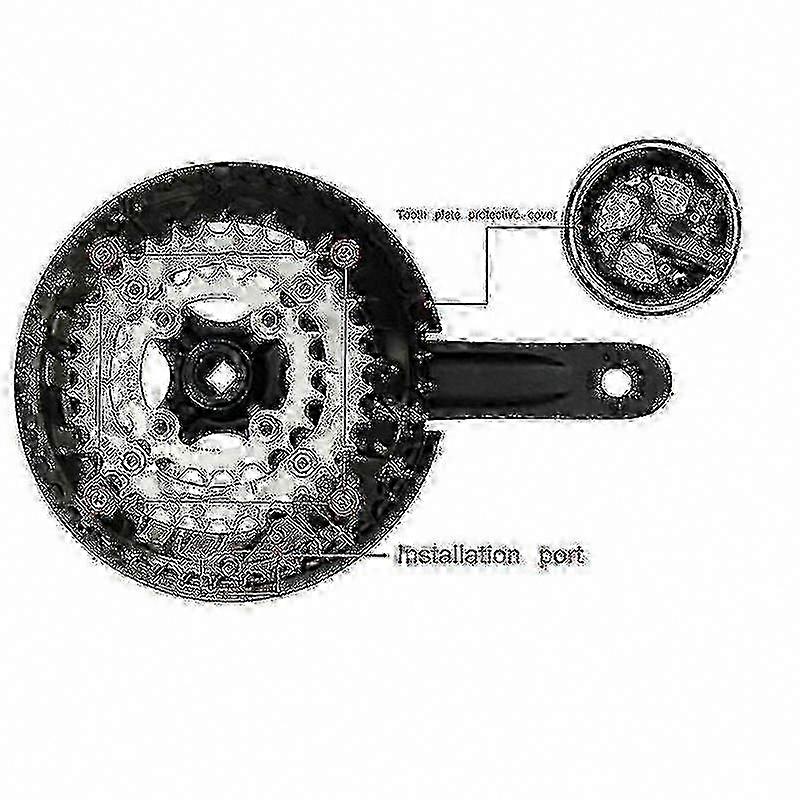 Bike Chainring Protector Plastic Cap