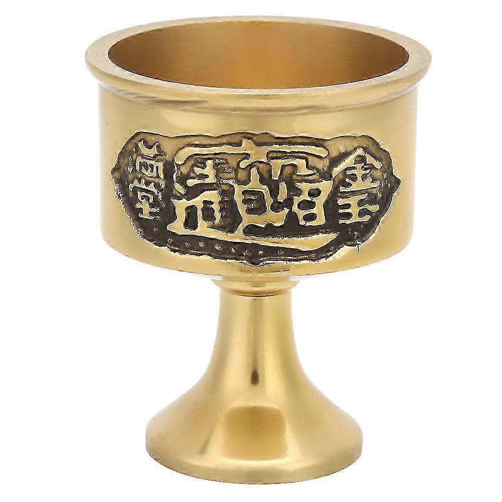 Delicate Hand-Polished Brass Cup