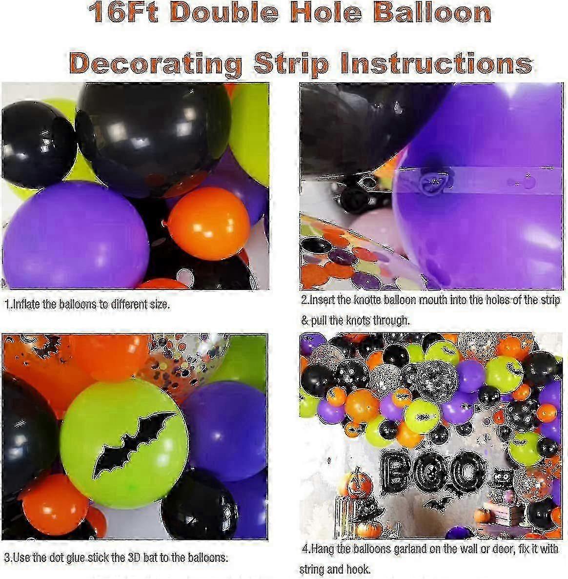 Durable Halloween Latex Balloon Kit-64