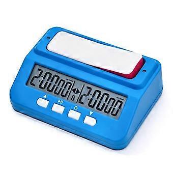 Digitale toernooiklok, lcd-display, tijdcontrole met geheugen voor laatst ingestelde tijd, voor clubwedstrijden, oefenwedstrijden en toernooien.