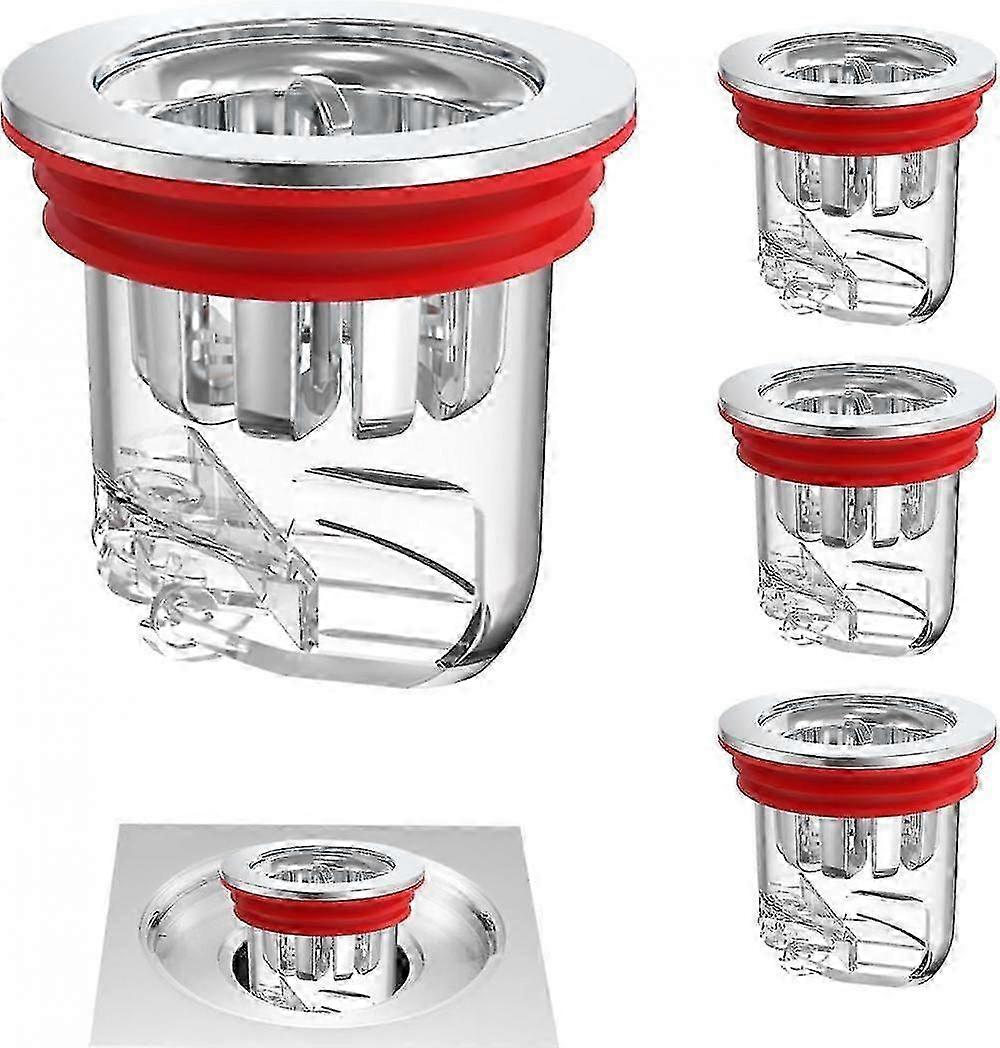 4Pack Non-Siphon Shower Floor Drain