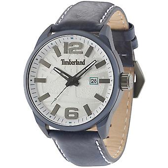 Timberland ellsworth Quarz Analog Man Uhr mit Rindsleder Armband 15029JLBL-01