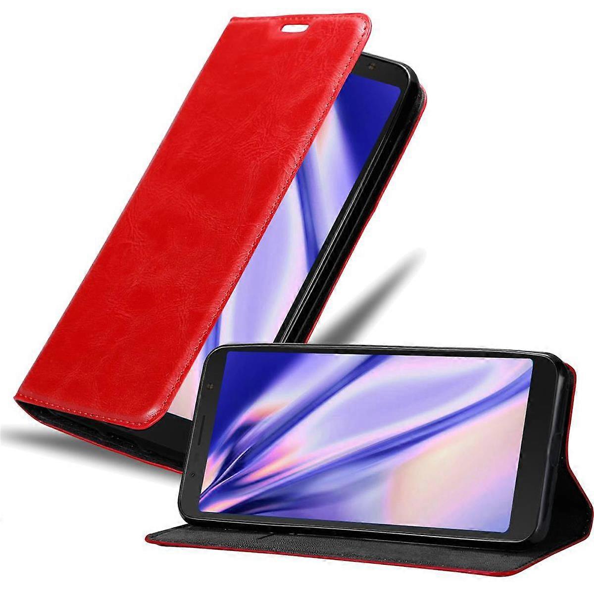 Alcatel 3C Case - Protective Case with Stand Function and Card Slot