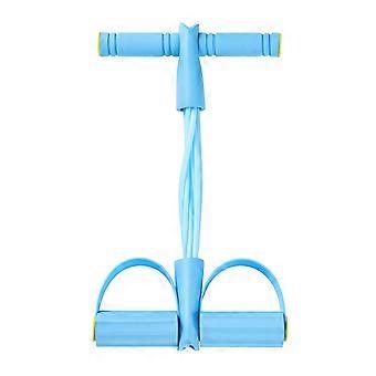 4 Tube Pedal Resistance Band - Elastic Ankle Puller for Workout