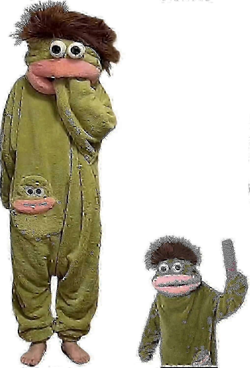 Lustige Monster-Pyjamas im Einteiler-Design für Kinder.