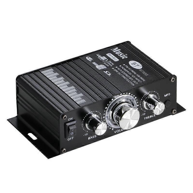 2-Channel BT 5.0 Mini Amplifier No Adapter & BT