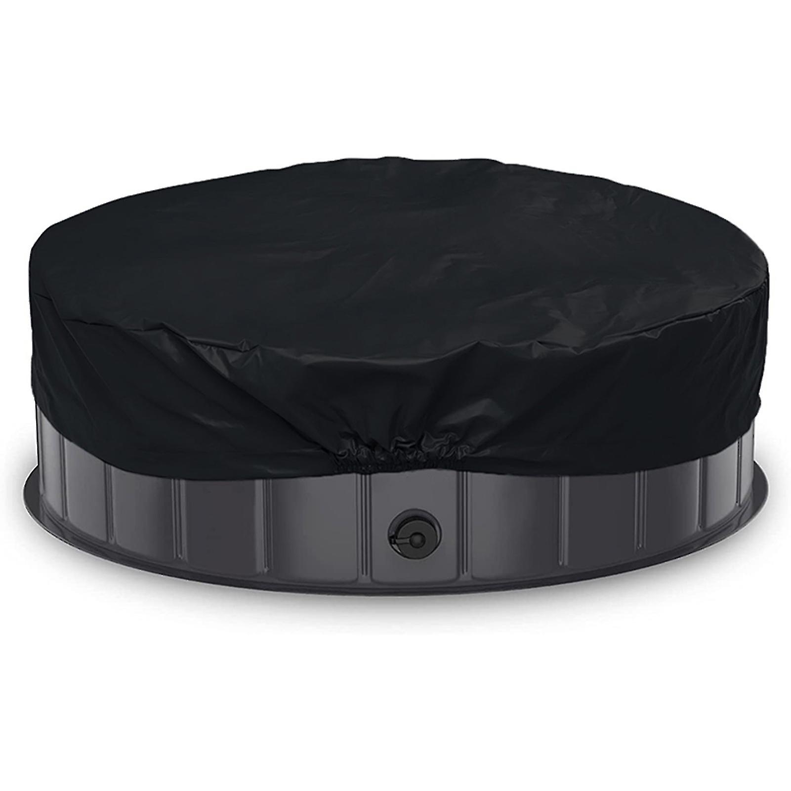 Foldable Round Pool Cover Portable Pet Pool Shield Multifunctional Waterproof Dustproof Pool