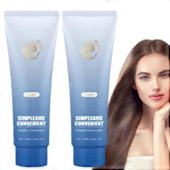 Keratin Hair Straightener Protein Hair Straightening Cream for Frizzy Hair, 2in1 Smooth Texture Finish (2)
