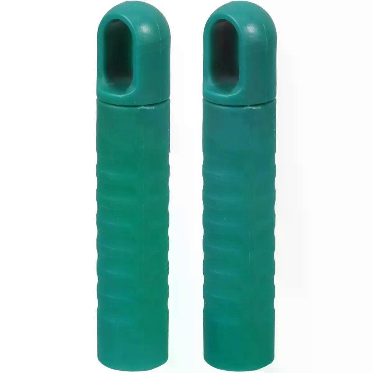 2pcs Green Plastic Mop Handle Replacement Sleeve 25mm
