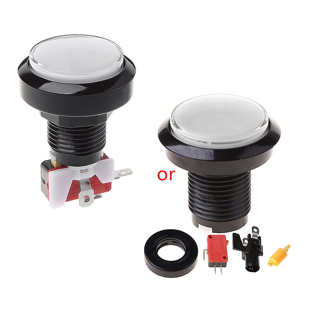 Arcade Round Shape LED Illuminated Push Button Micro Switch For Arcade Machine