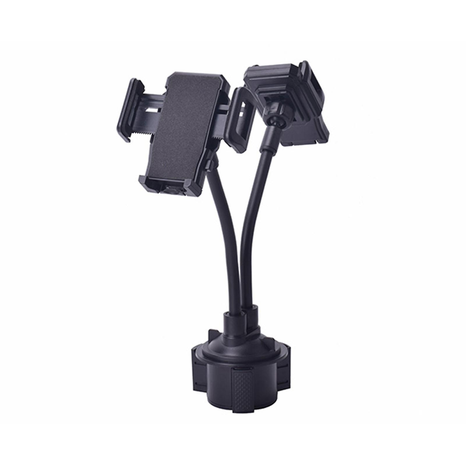 Dual Cellphone Holder 360 Rotatable Universal Phone Cradle Height Adjustable