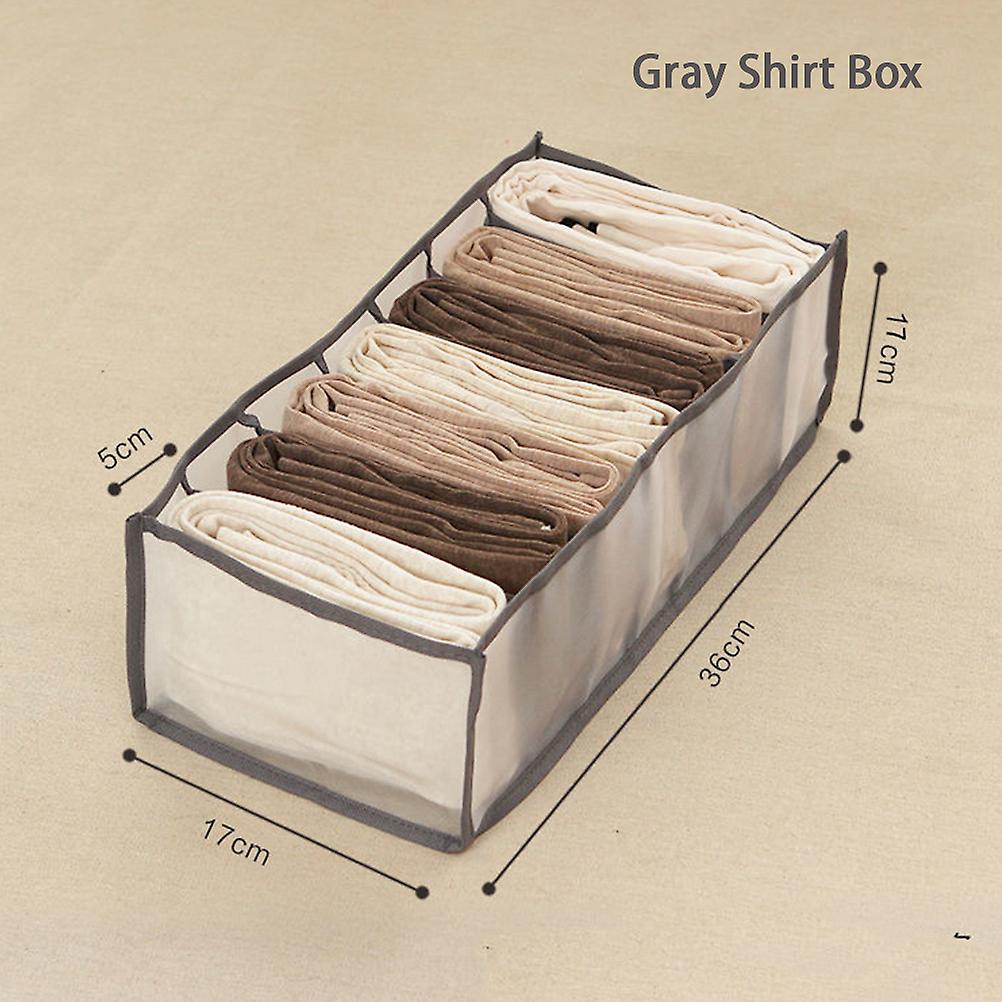 Jeans/shirt Compartment Storage Box Closet Clothes Drawer Mesh Separation Box