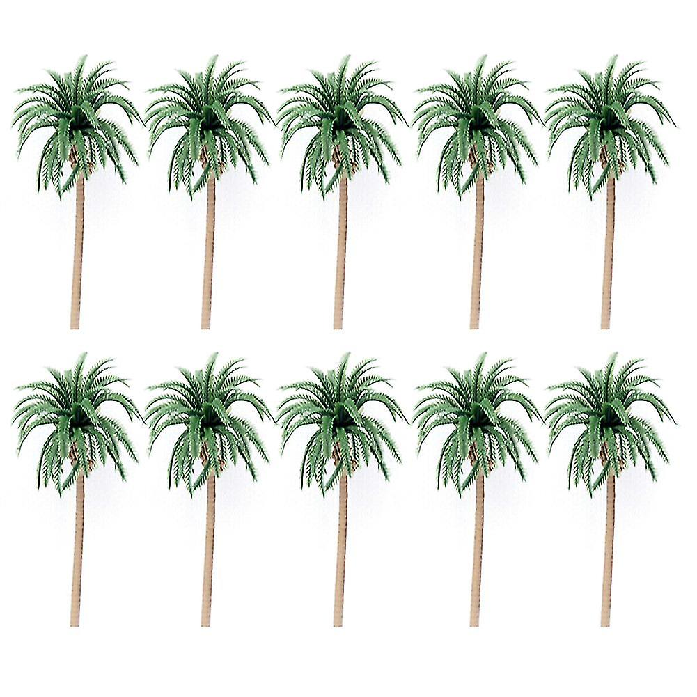 10buc Mini artificiale de nucă de cocos Palmieri Model Diy Peisaj Layout accesoriu