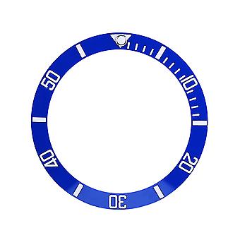 Watch armbåndsur aluminium materiale loop bezel indsats ring udskiftning del (blå)