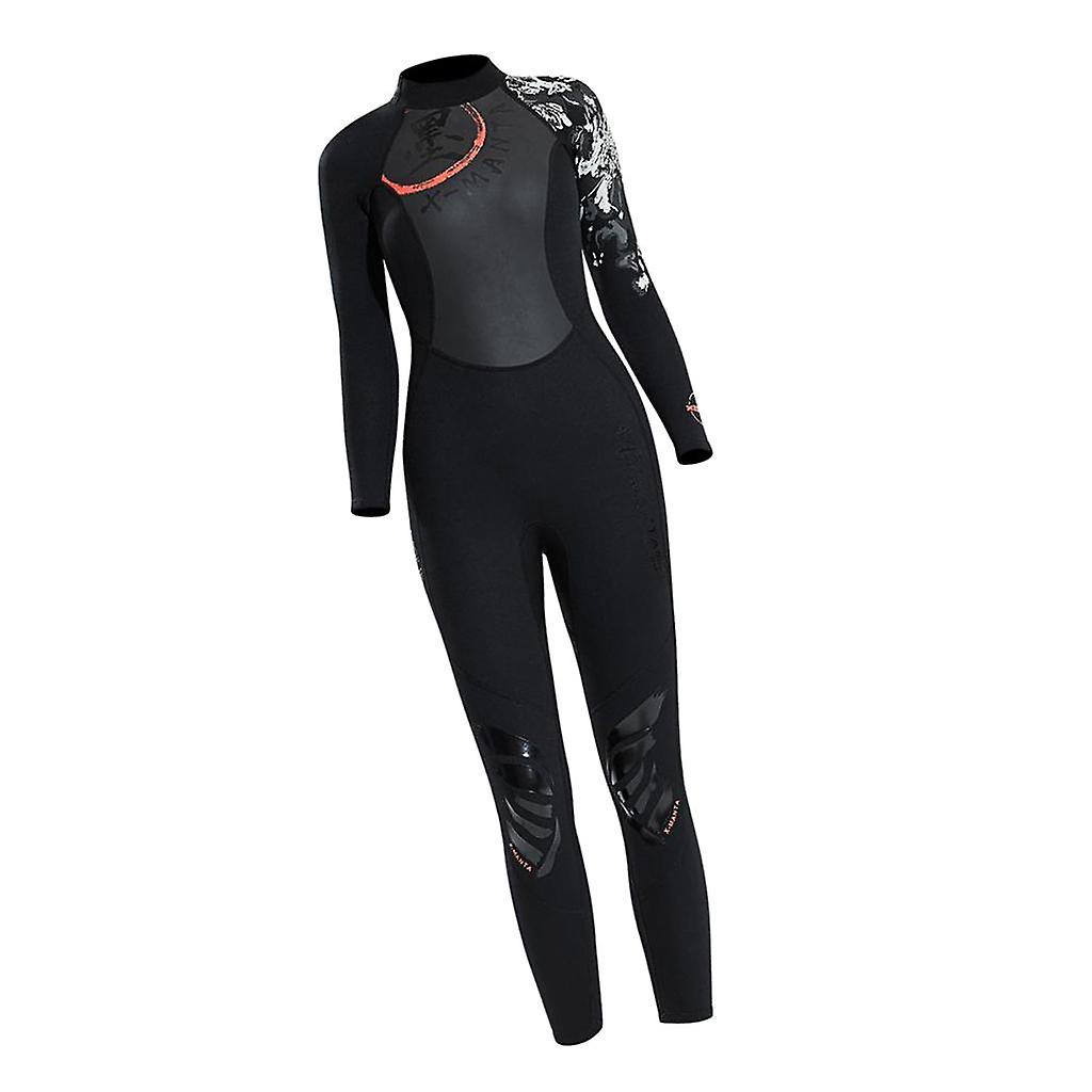 Donne 3mm Muta subacquea Manica lunga Muta Completa S