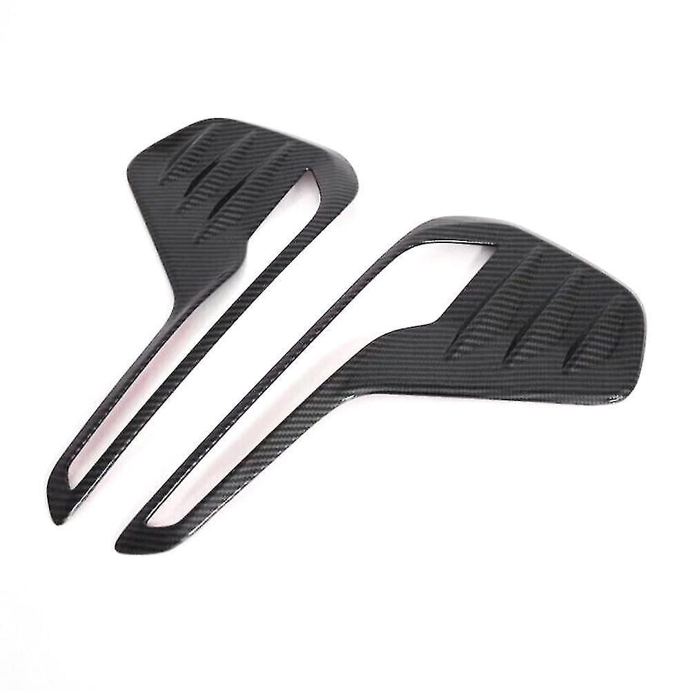 Front Fog Light Lamp Cover Trim For Onix 2020 2021 2022 Exterior Accessories Abs Carbon Fiber