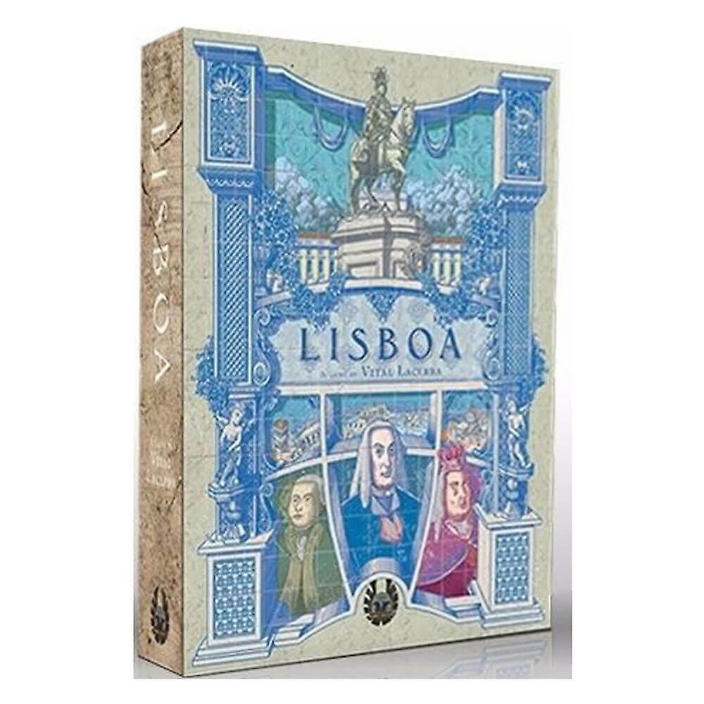 Officially Licensed Lisboa Deluxe Board Game for 1 to 4 Players Ages 13 and Up
