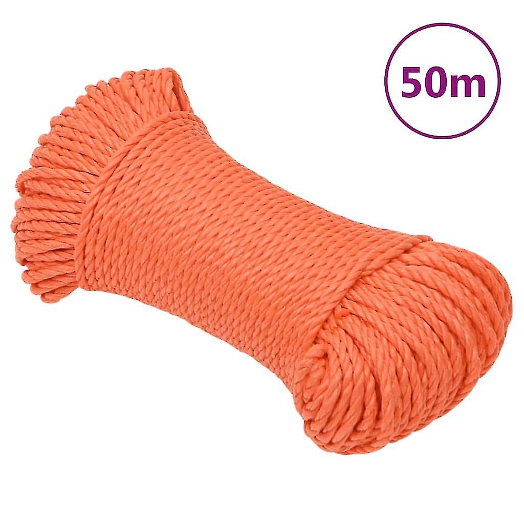 Arbeitsseil Orange 8 mm 50 m Polypropylen