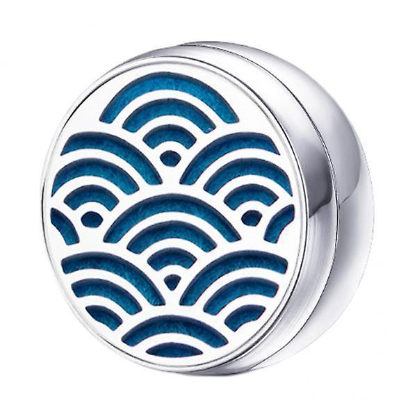 2xStainless Steel Essential Oil Diffuser Locket Button for Face Mask Butterfly