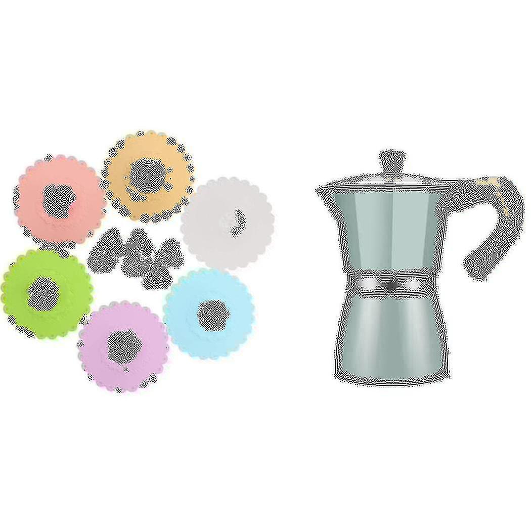 Coffee Maker Aluminum Mocha Espresso Percolator Pot Coffee -150ml