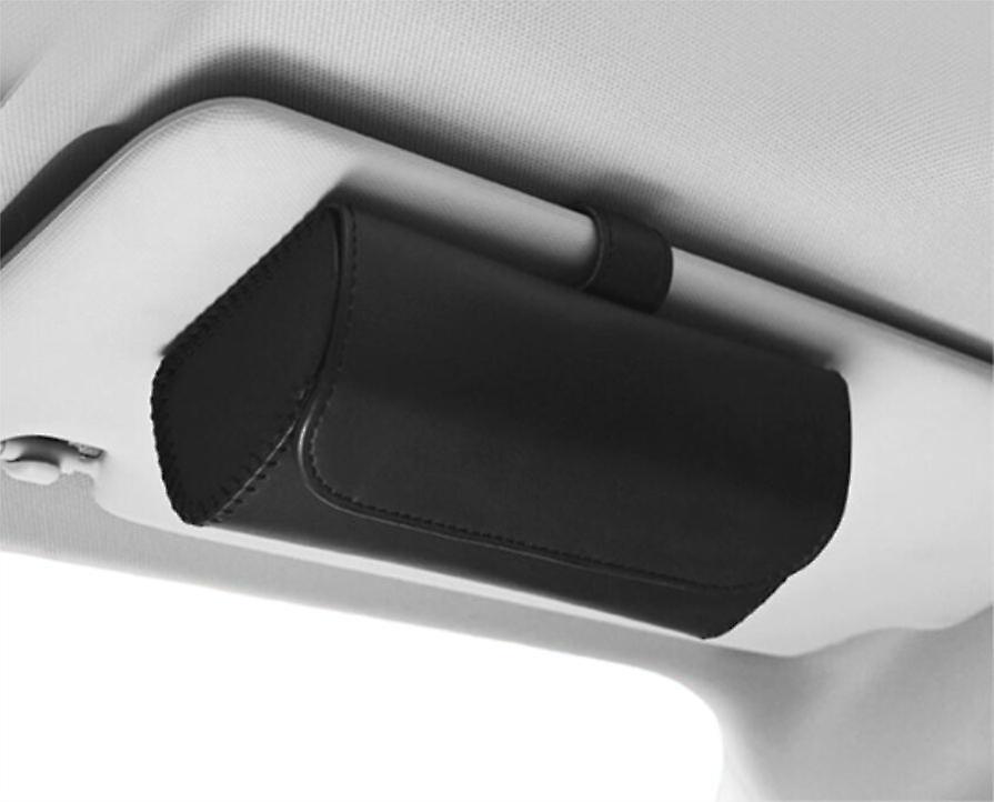 Car Visor Glasses Case With Hidden Magnetic Closure