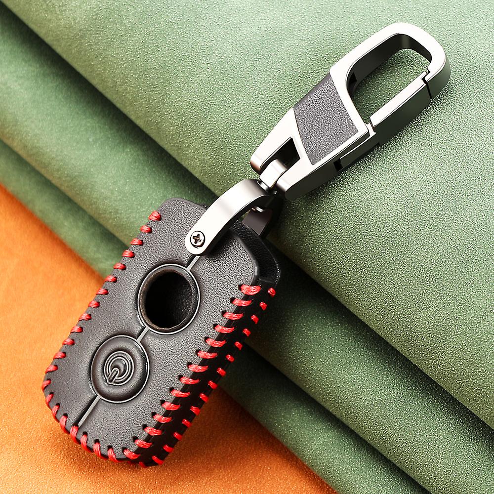 2 Button Leather Remote Key Case For Yamaha Nvx Nvx155 Xmax Xmax300 Qbix Aerox Jauns Fob Shell Cover Holder