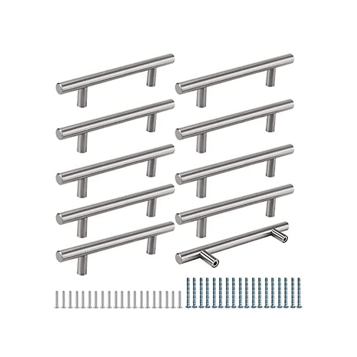 20 Pack 128mm Hole Spacing Cabinet Pulls Silver Door Knobs Kitchen Cabinet Pulls