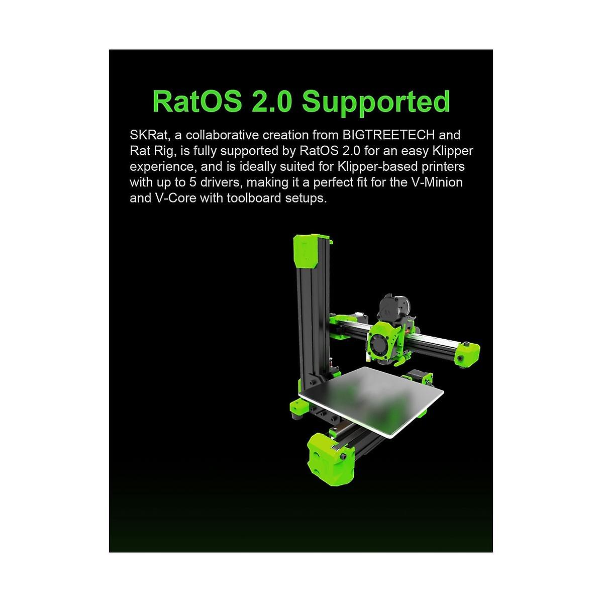 SKRat V1.0 32 Bit Motherboard for Onboard CAN Bus for PI4B CB1 TFT35 E3 V3.0 V-Minion V-Core 3D Pr