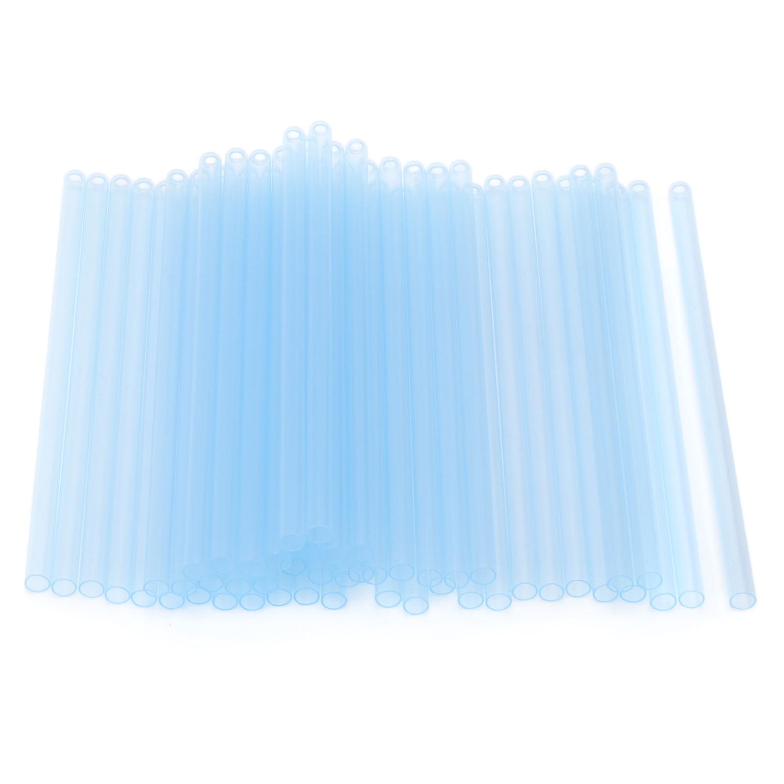 50PCS Rabbit Artificial Insemination Tubes Premium Plastic AI Sleeves Veterinary Use Durable Transparent Design for Rabbit