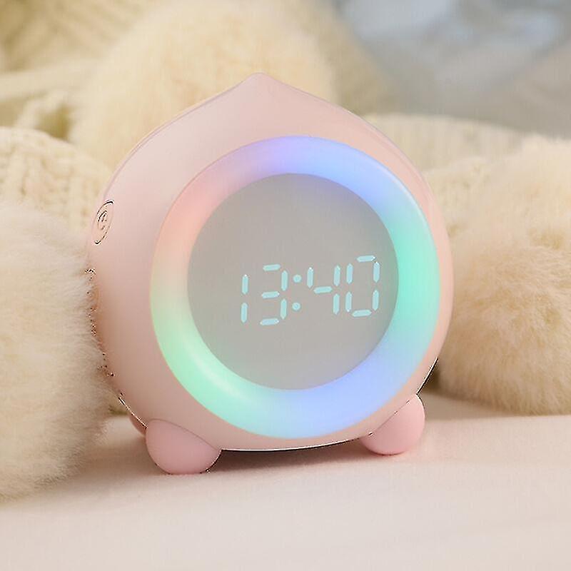 Children's Alarm Clock Light Up Digital Led Lamp Alarm Clock Night Light