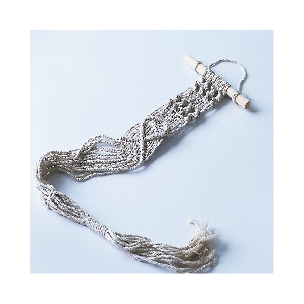 Home Pot Decorations Bohemian Woven Hanging Basket D