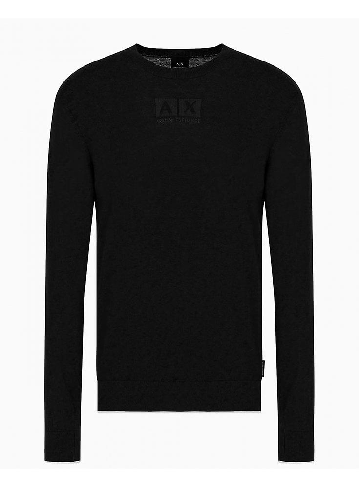 Men's Armani Exchange Man Knitted Pullover Black